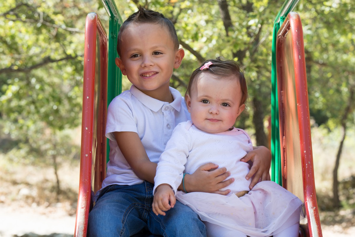 portrait enfant frère et soeur
