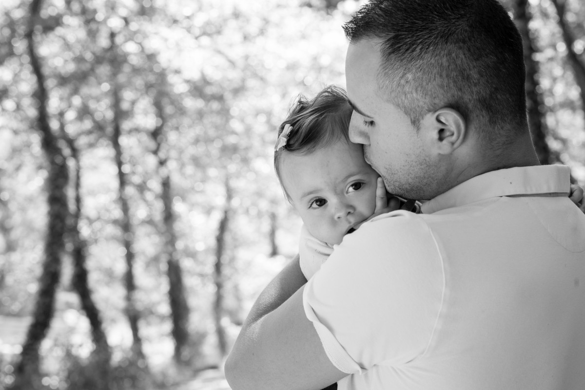 portrait photo père et fille