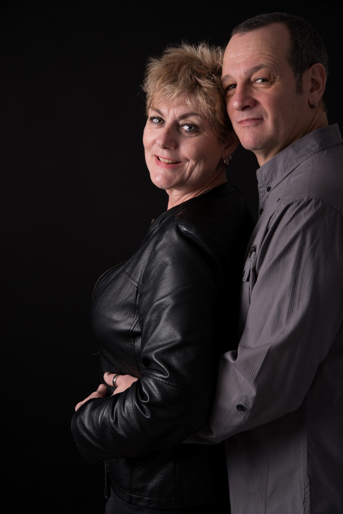 photo de couple en studio photo portrait